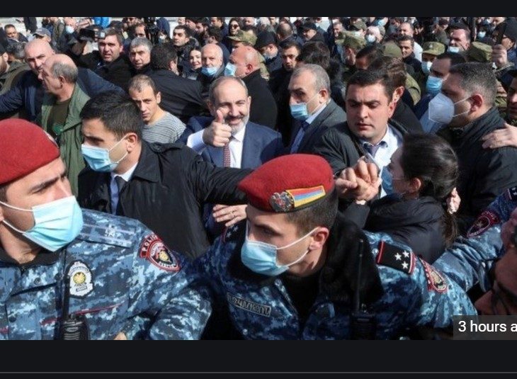 BREAKING:  Armenia premier confirms he will step down to allow election