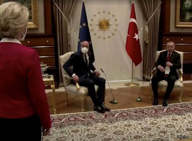 EU-Turkey in blame game over ‘sofagate’ after von der Leyen left standing