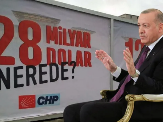 Erdoğan offers 5 different explanations on missing $128 bln since February