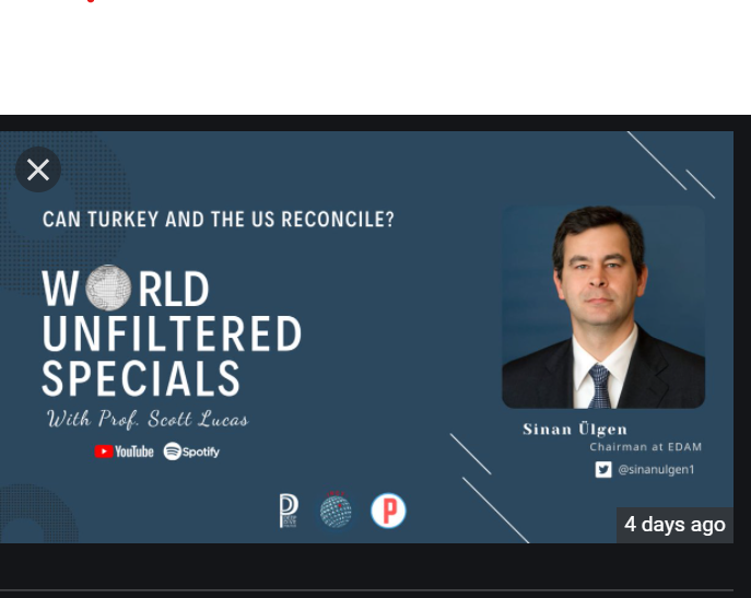 Can Turkey and the Us Reconcile? With Sinan Ülgen