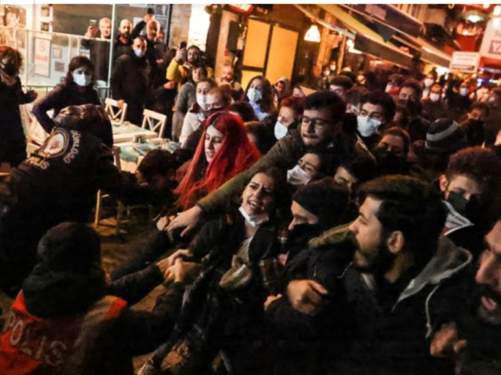 Third night of protests in Turkey  with heavy police violence