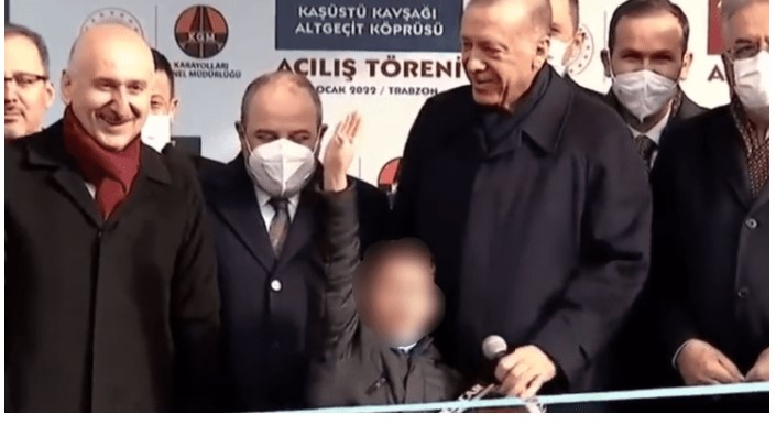 Erdogan now uses 10-year olds for his propaganda