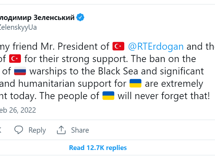 Turkey doesn’t confirm closing the Straits to Russian warships