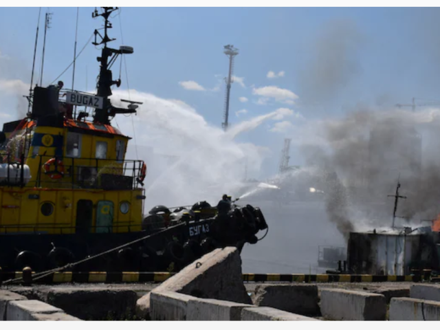 Russia strikes Port of Odessa, grain deal in doubt