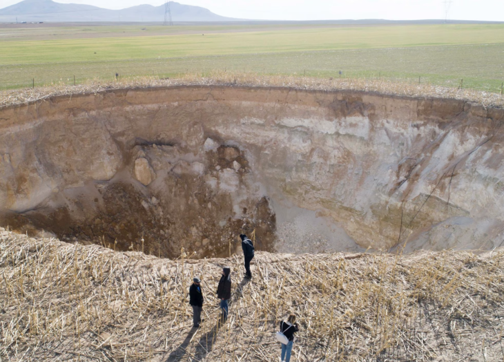 Rising sinkholes in ‘Turkey’s granary’ threaten agricultural sector