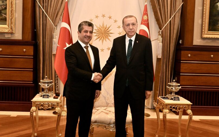 Erdoğan meets KRG leader Barzani to strengthen regional ties
