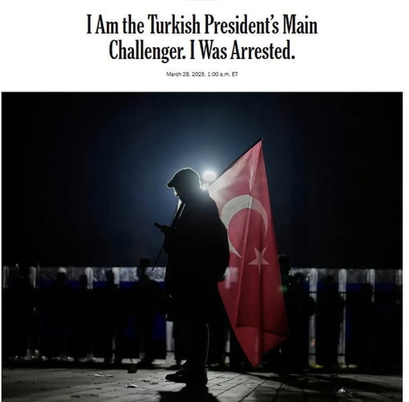 Ekrem İmamoğlu’s letter to NY Times: “Erdogan Regime Trying to Eliminate Me Through Law”