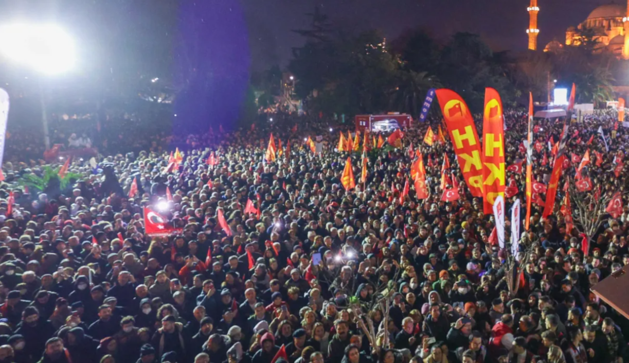 The night Turkey marched against Erdogan’s crackdown