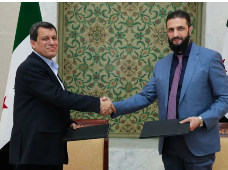 BREAKING:  Syrian Kurds strike deal with HTS to join national army