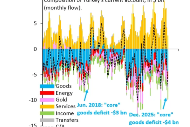 Robin Brooks: Türkiye’s Growing External Imbalance Raises Red Flags